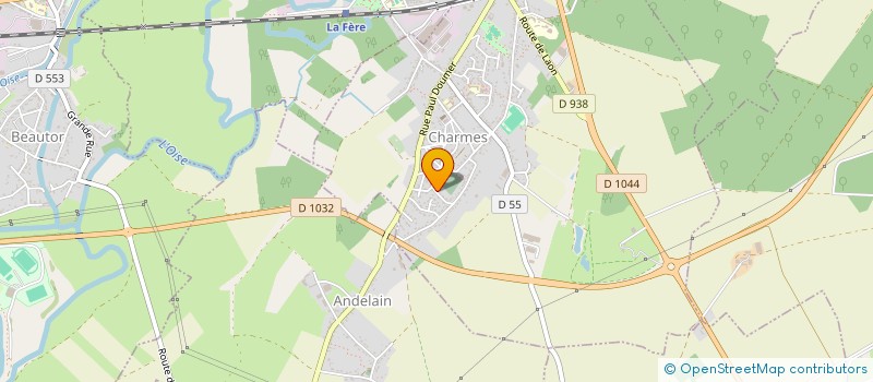 localisation de l'entreprise CQFD  VENDEUIL