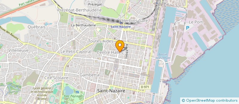 localisation de l'entreprise CQFD AVENIRS ENTREPRISES EXTRA PRO  SAINT-NAZAIRE