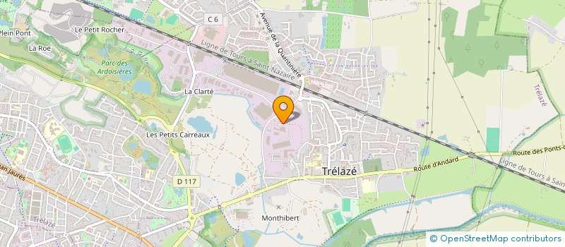 localisation de l'entreprise CQFD-DAO  TRELAZE