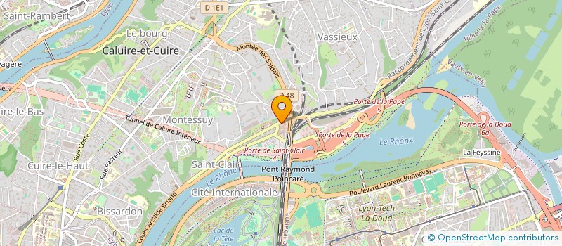 localisation de l'entreprise CQFD-FR  CALUIRE-ET-CUIRE