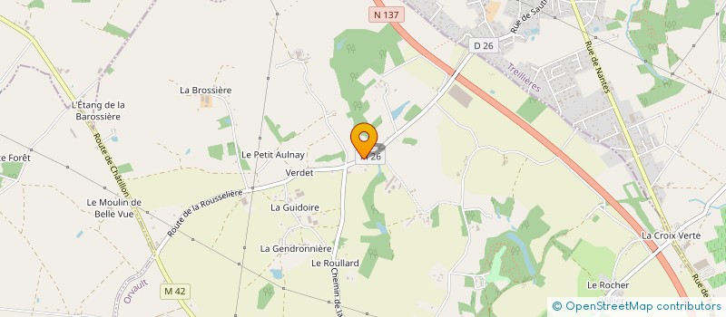 localisation de l'entreprise CQFD IMMO à ORVAULT