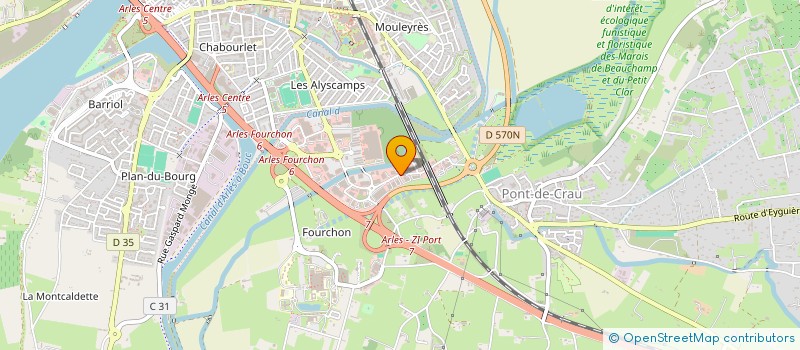 localisation de l'entreprise CQFD MARSEILLE  ARLES