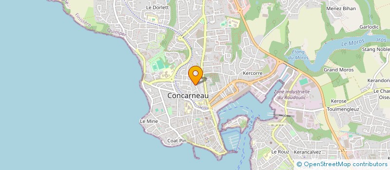 localisation de l'entreprise CQFD VIDEO PRODUCTION à CONCARNEAU