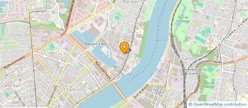 localisation de l'entreprise CQFG à BORDEAUX