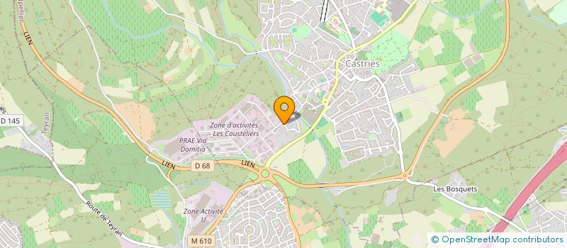 localisation de l'entreprise CQFM  CASTRIES