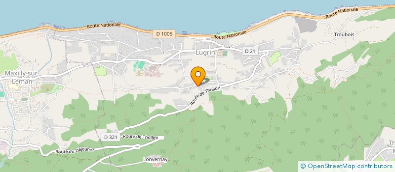 localisation de l'entreprise CQFV  LUGRIN