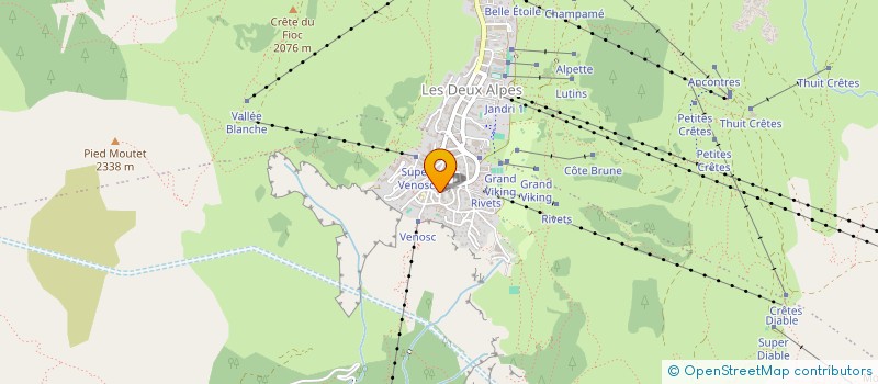 localisation de l'entreprise CQLD à LES DEUX ALPES