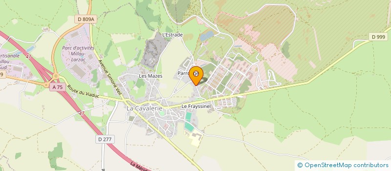 localisation de l'entreprise CQLR  LA CAVALERIE