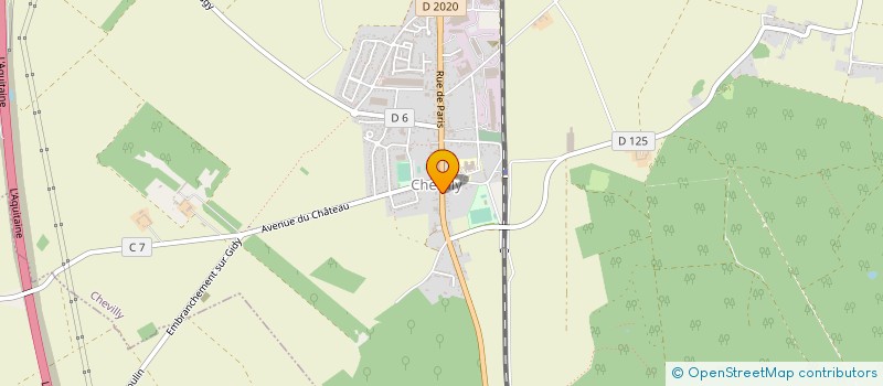 localisation de l'entreprise CQROUTE à CHEVILLY