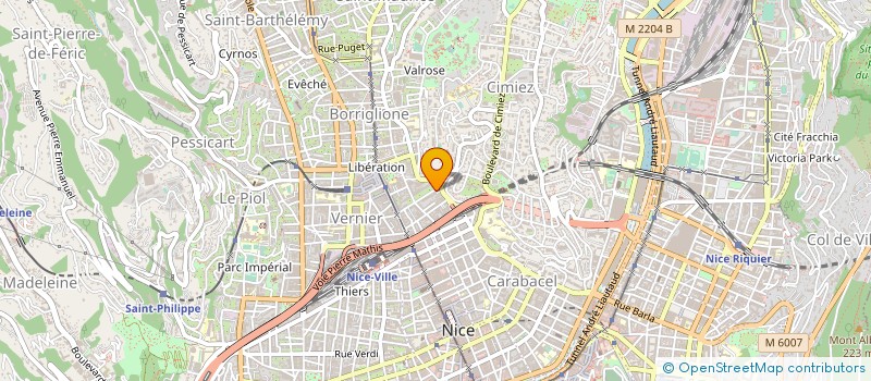 localisation de l'entreprise CQS à NICE