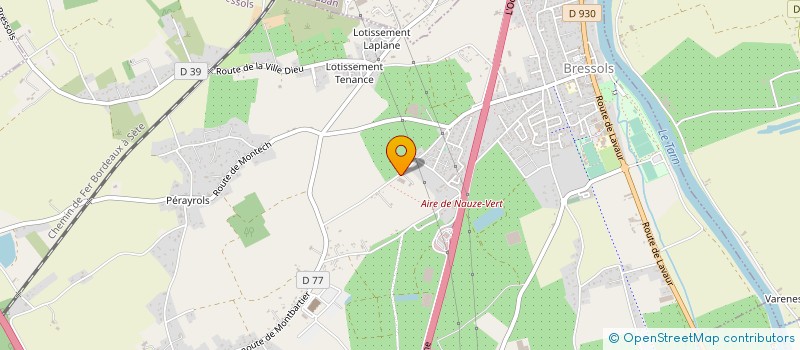 localisation de l'entreprise CQS DEVELOPPEMENT  LE BORN