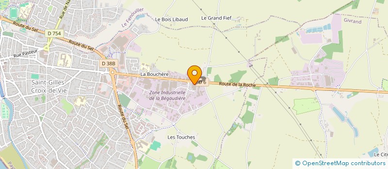 localisation de l'entreprise CQW à SAINT-GILLES-CROIX-DE-VIE