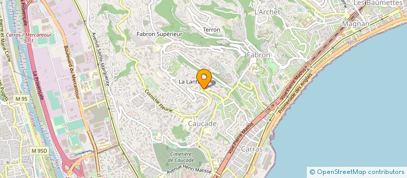 localisation de l'entreprise CR ANTIBES 1 à ANTIBES