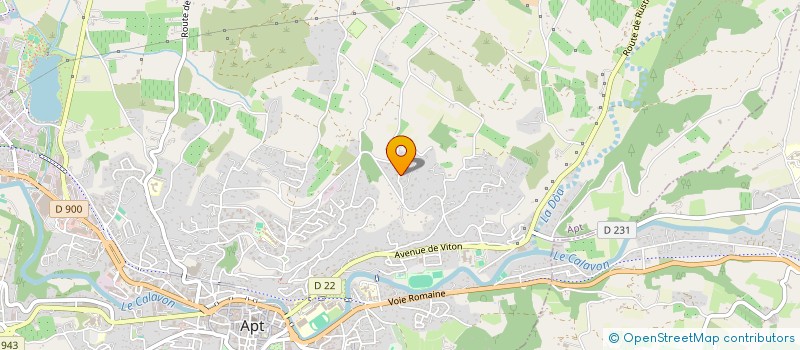 localisation de l'entreprise CR&APT à APT