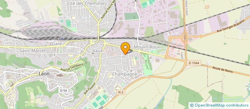 localisation de l'entreprise CR ASSURANCES à CHATEAU THIERRY