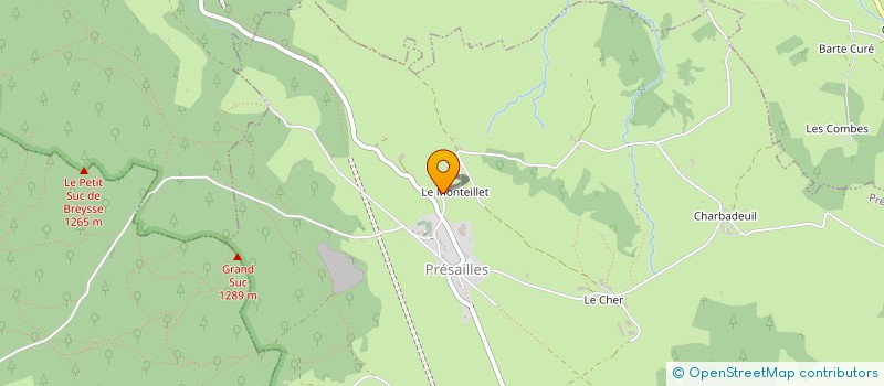 localisation de l'entreprise CR AUTO 43  PRESAILLES