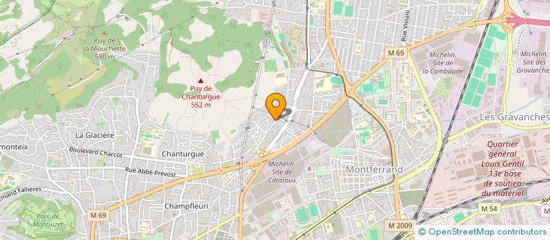 localisation de l'entreprise CR BAT  CLERMONT-FERRAND