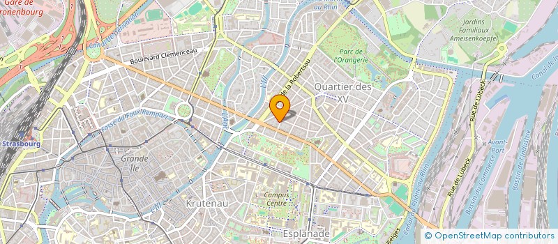 localisation de l'entreprise CR CAP'FINANCE  STRASBOURG