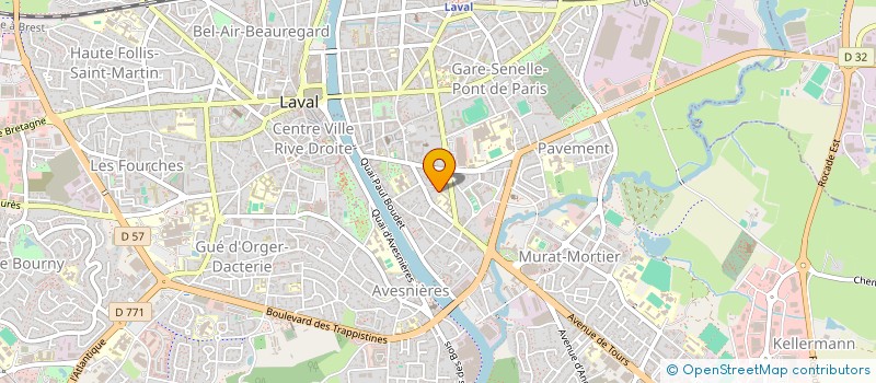 localisation de l'entreprise CR & CO à LAVAL