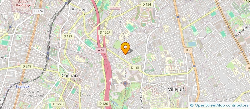 localisation de l'entreprise CR CONCEPTION REDACTION  VILLEJUIF