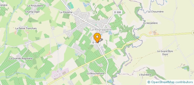 localisation de l'entreprise CR - CONSTRUCTION RENOVATION  LA CHAPELLE-HEULIN