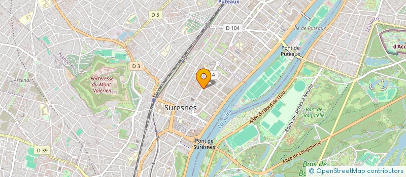 localisation de l'entreprise CR-CONSULT à SURESNES