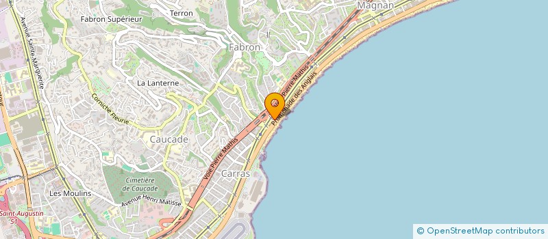 localisation de l'entreprise CR DECO  NICE