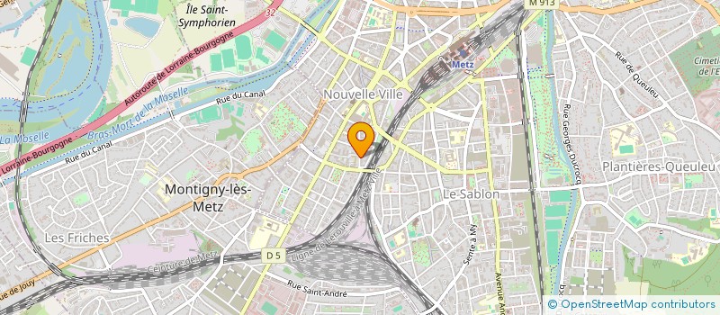 localisation de l'entreprise CR DECORATION DESIGN  METZ