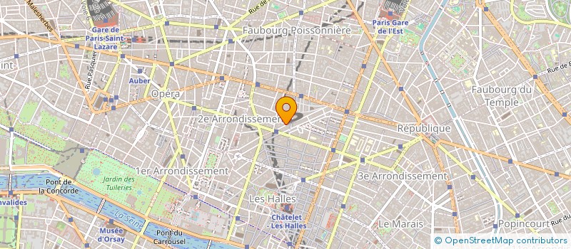 localisation de l'entreprise CR DESIGN à PARIS