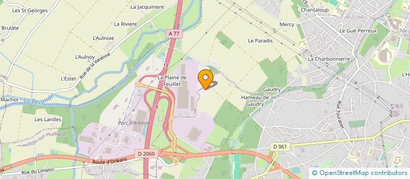 localisation de l'entreprise CR DIAGNOSTICS à VILLEMANDEUR