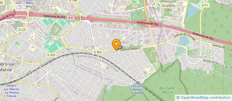 localisation de l'entreprise CR DRIVE  NOISY-LE-GRAND