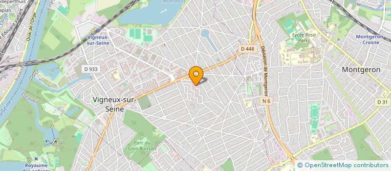 localisation de l'entreprise CR ENERGY à VIGNEUX-SUR-SEINE