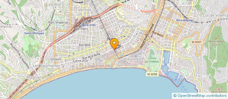 localisation de l'entreprise CR EXPERTISE à NICE