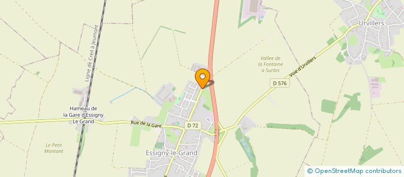 localisation de l'entreprise CR FAMILY  ESSIGNY-LE-GRAND