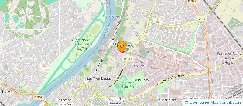 localisation de l'entreprise CR FLUIDE  SARTROUVILLE