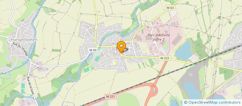 localisation de l'entreprise CR FOOD  HOLTZHEIM