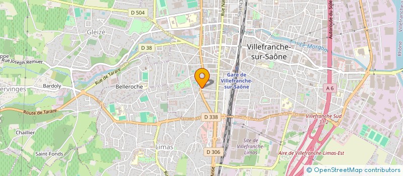 localisation de l'entreprise CR GLOBAL INVEST  VILLEFRANCHE-SUR-SAONE