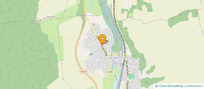 localisation de l'entreprise CR HABITAT à EURVILLE-BIENVILLE
