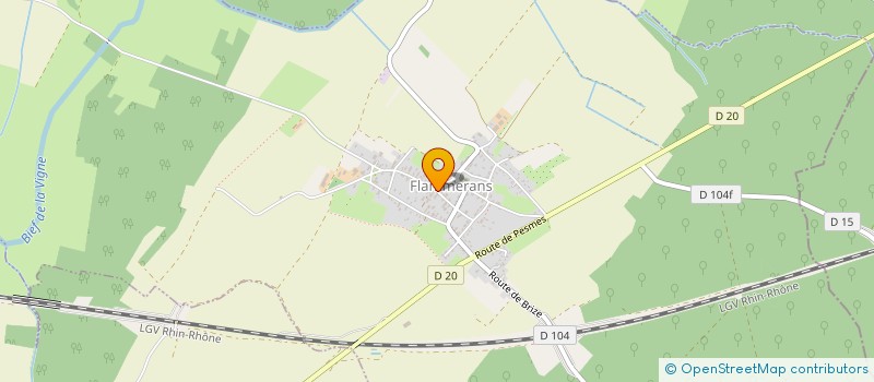 localisation de l'entreprise CR HABITAT à FLAMMERANS