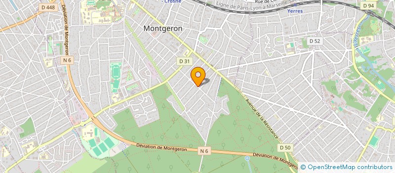 localisation de l'entreprise CR HOLDING à MONTGERON