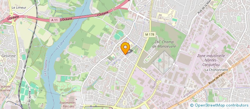 localisation de l'entreprise CR HOLDING  NANTES