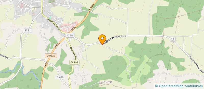 localisation de l'entreprise CR HOME  SAINT-SEVER