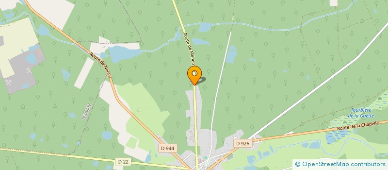 localisation de l'entreprise CR HORIZON  NEUVY-SUR-BARANGEON