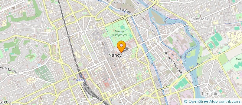 localisation de l'entreprise CR IMMO  NANCY
