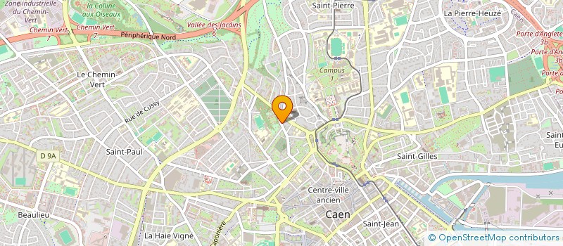 localisation de l'entreprise CR INVEST à CAEN