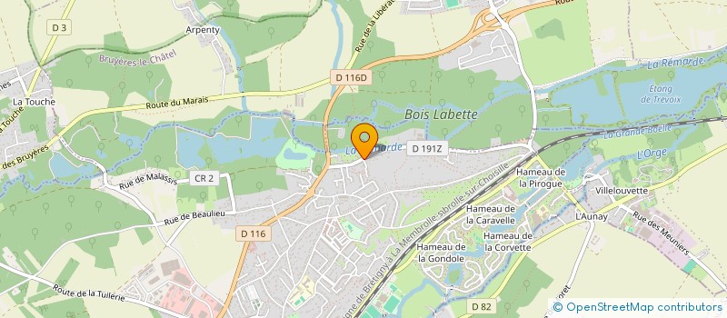 localisation de l'entreprise CR INVEST  BREUILLET