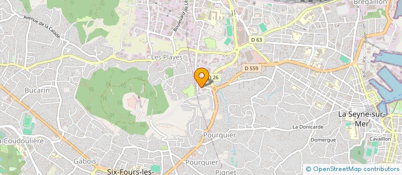 localisation de l'entreprise CR INVEST  LA SEYNE-SUR-MER