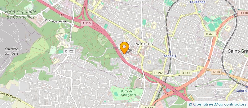 localisation de l'entreprise CR INVEST  SANNOIS