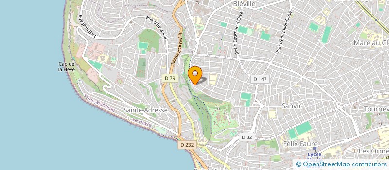 localisation de l'entreprise CR INVEST à LE HAVRE