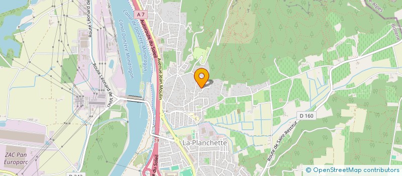 localisation de l'entreprise CR INVEST  BOLLENE